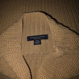 American Eagle Outfitters Cowl Neck Oversized Sweater, Camel Colored